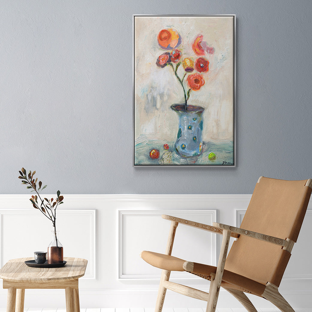 Fruit of Life - Floater Framed Canvas Print