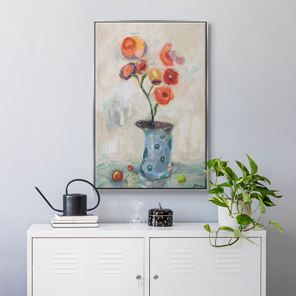 Fruit of Life - Floater Framed Canvas Print