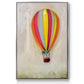 Lucky Hot Air Balloon - Floater Framed Canvas Print