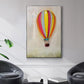 Lucky Hot Air Balloon - Floater Framed Canvas Print