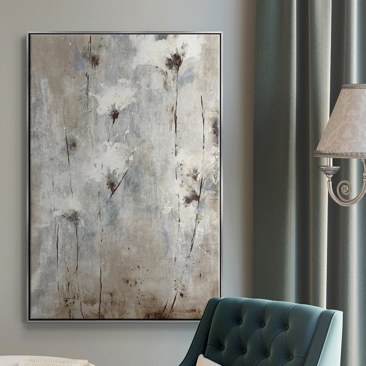 Here Today, Gone Tomorrow - Floater Framed Canvas Print