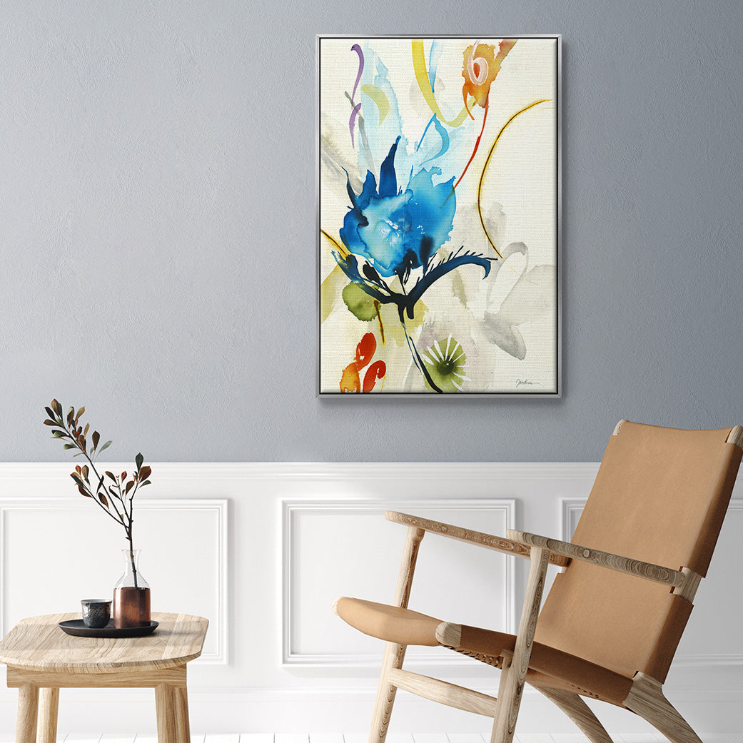 Local Color I - Floater Framed Canvas Print