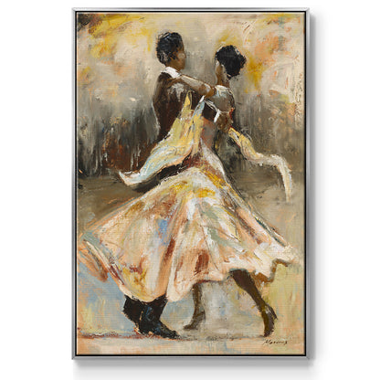 Night Out - Floater Framed Canvas Print