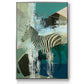 Crossing the Lines - Floater Framed Canvas Print