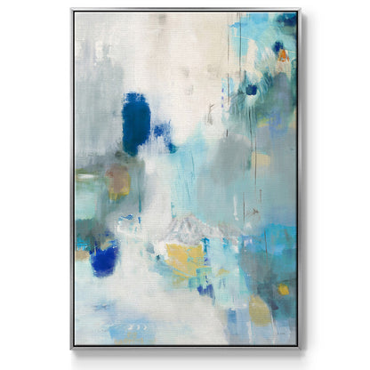 Celeste Motion II - Floater Framed Canvas Print