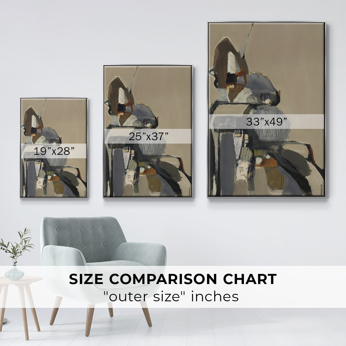 Landslide - Floater Framed Canvas Print
