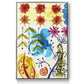 Flower Power II - Floater Framed Canvas Print