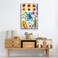 Flower Power II - Floater Framed Canvas Print