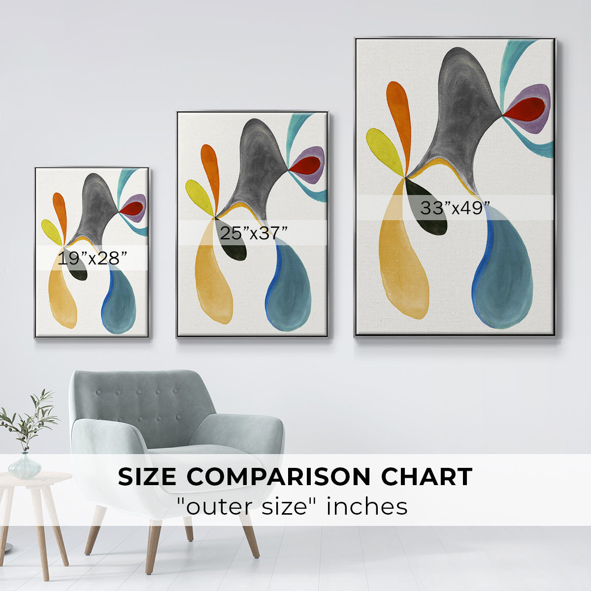 Magic Tricks I - Floater Framed Canvas Print