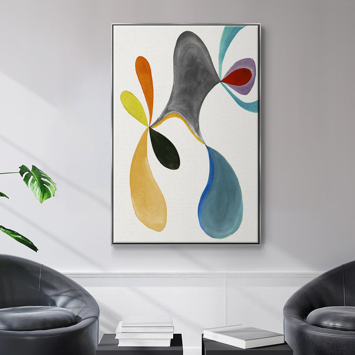 Magic Tricks I - Floater Framed Canvas Print