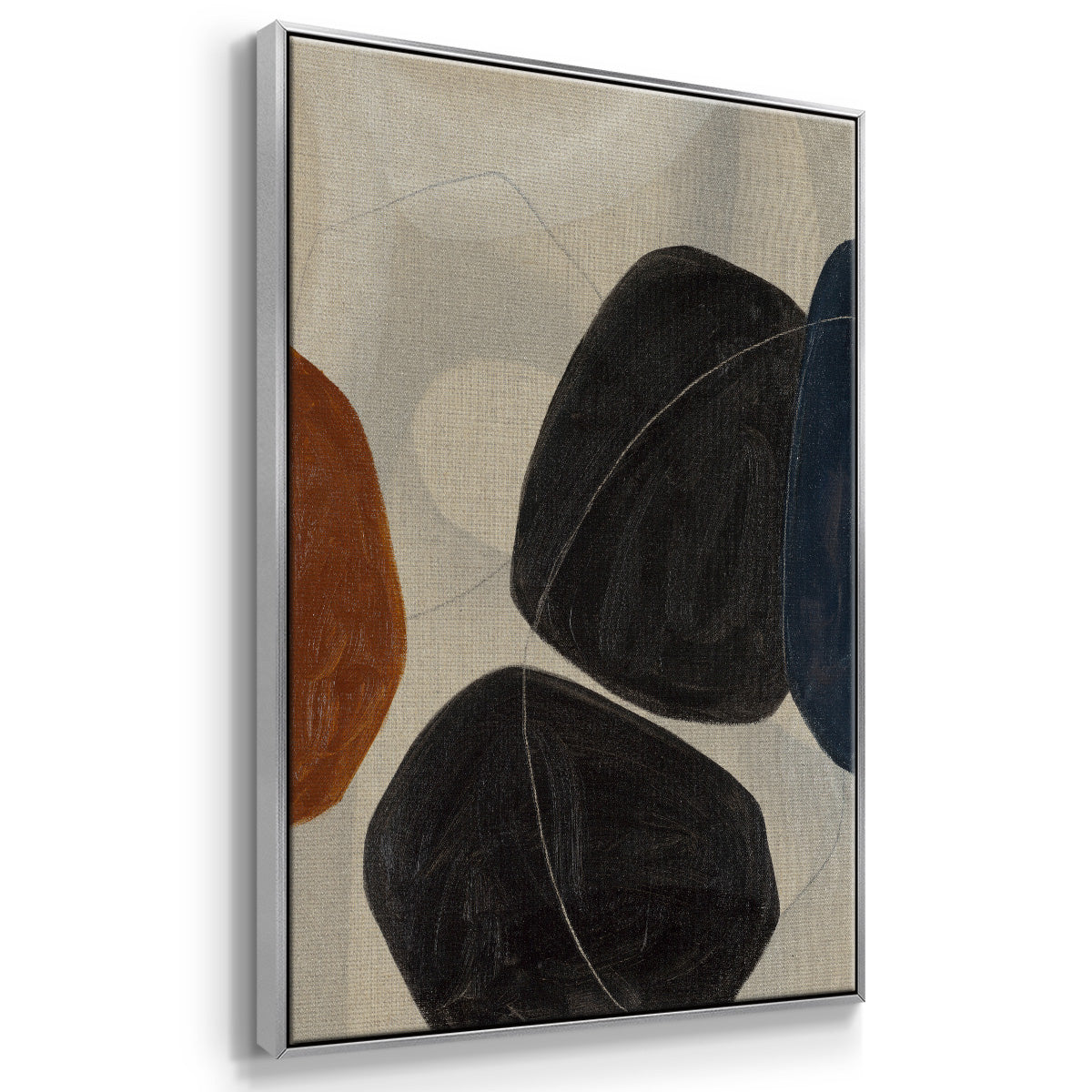 Gravity I - Floater Framed Canvas Print