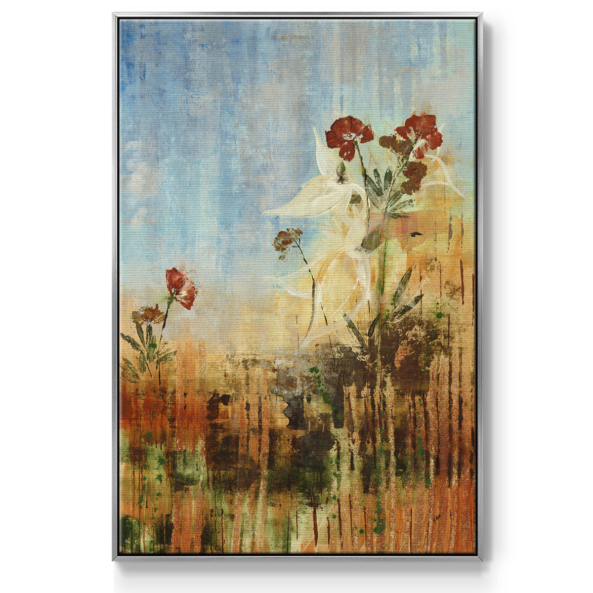 Dedicated to Spring - Floater Framed Canvas Print
