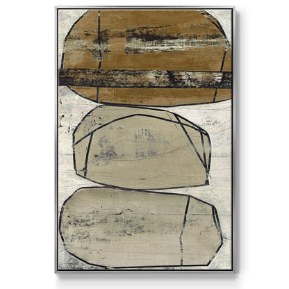 Dim Sum I - Floater Framed Canvas Print