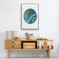 Strawberries and Forg I - Floater Framed Canvas Print