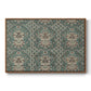 Vintage Abstract Print X - Floater Framed Canvas Print