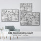 Vintage Abstract Print XIX - Floater Framed Canvas Print