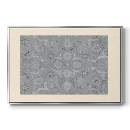 Vintage Abstract Print - Floater Framed Canvas Print