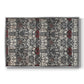 Vintage Abstract Print XXII - Floater Framed Canvas Print