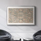 Vintage Abstract Print II - Floater Framed Canvas Print
