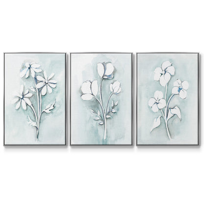 Bohemian Blue I - Floater Framed Canvas Set