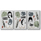 Collected Mindfulness I - Floater Framed Canvas Set