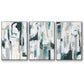 Sea Cavern Strata I - Floater Framed Canvas Set