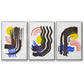Shifting I - Floater Framed Canvas Set