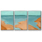 Out on the Sandbar I - Floater Framed Canvas Set