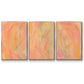 Peach Bliss I - Floater Framed Canvas Set