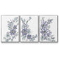 Periwinkle Patch I - Floater Framed Canvas Set