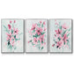 Posy Blooms I - Floater Framed Canvas Set