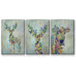 Fantastic Florals Cow - Floater Framed Canvas Set