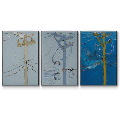 Wires IV - Floater Framed Canvas Set