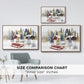 Christmas Chalet Collection A - Floater Framed Canvas Print