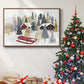 Christmas Chalet Collection A - Floater Framed Canvas Print