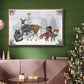 Cozy Christmas Collection A - Floater Framed Canvas Print