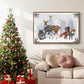 Cozy Christmas Collection A - Floater Framed Canvas Print
