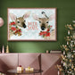 Deer Christmas Collection A - Floater Framed Canvas Print