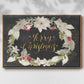 Gilded Christmas Collection A - Floater Framed Canvas Print