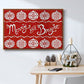 Fair Isle Snowflake II - Floater Framed Canvas Print