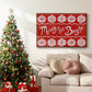 Fair Isle Snowflake II - Floater Framed Canvas Print