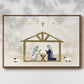 Away in a Manger Collection A - Floater Framed Canvas Print
