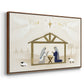 Away in a Manger Collection A - Floater Framed Canvas Print
