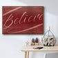 Believe - Floater Framed Canvas Print
