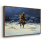 Bringing Christmas Home - Floater Framed Canvas Print