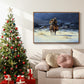 Bringing Christmas Home - Floater Framed Canvas Print
