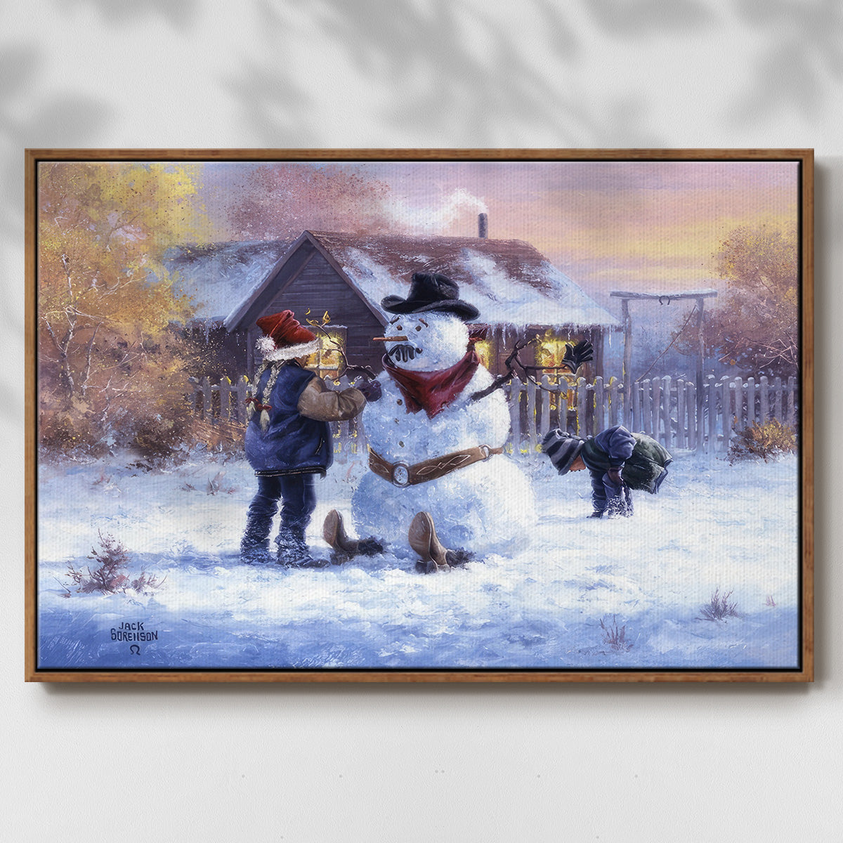 Gonna Be in Trouble - Floater Framed Canvas Print