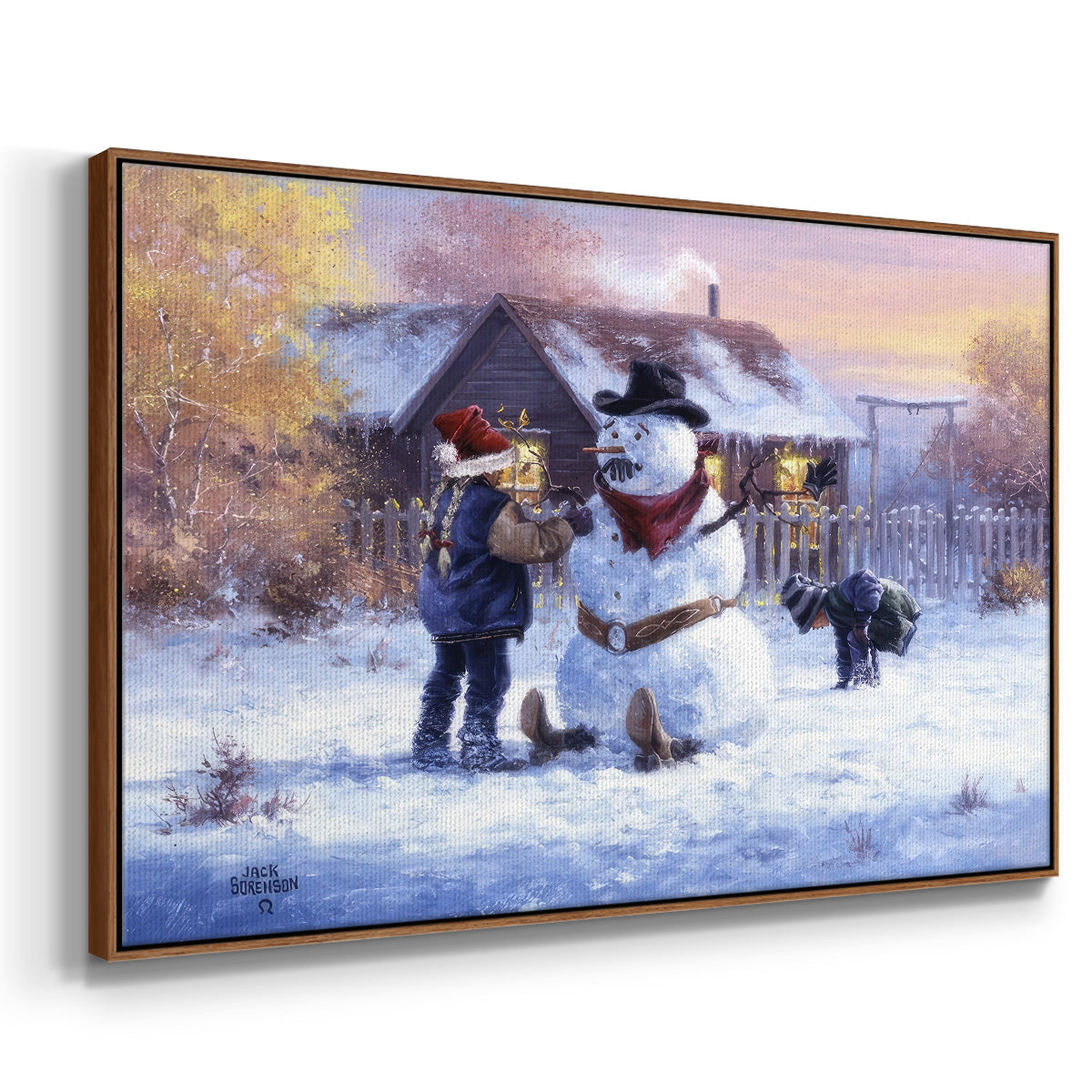 Gonna Be in Trouble - Floater Framed Canvas Print