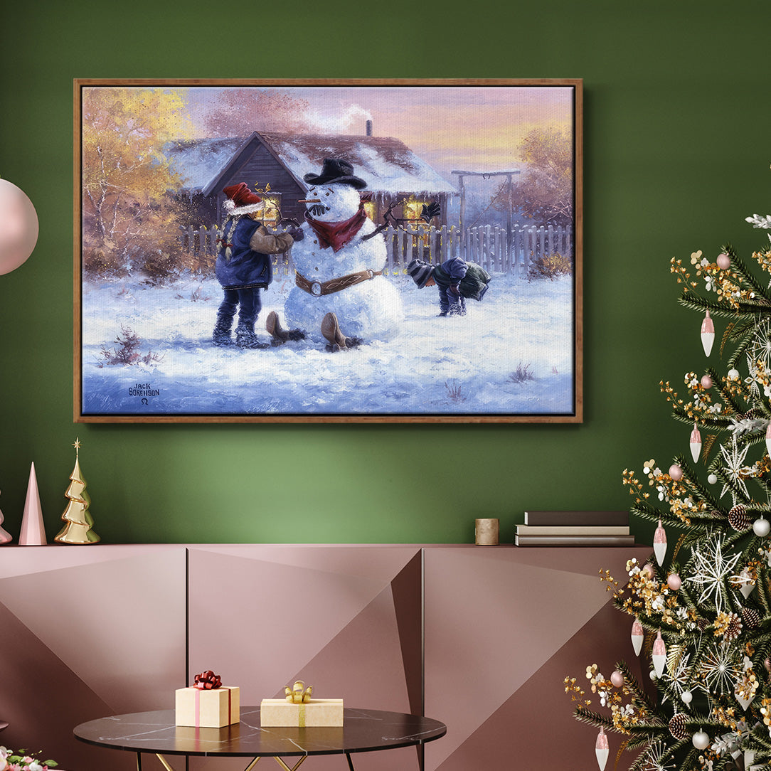 Gonna Be in Trouble - Floater Framed Canvas Print