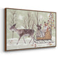 Christmas Time Collection A - Floater Framed Canvas Print